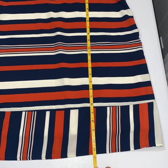 Monteau Women’s Summer Stripes Sleeveless Collard Dress Size Medium - Picture 8 of 8